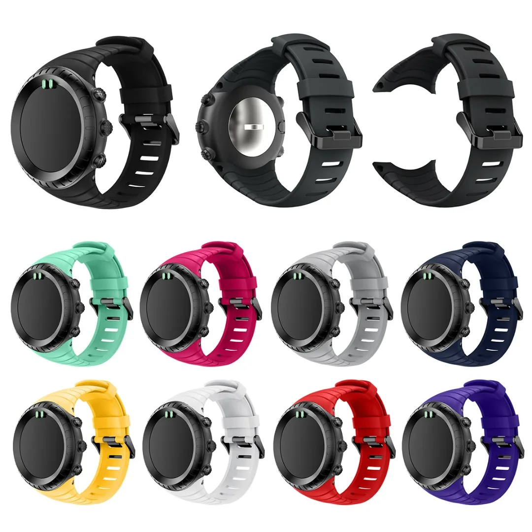 

Shellhard 1pc Sport Watch Strap for Suunto Core Silicone Replacement Bracelet Wristband for Suunto Core Smart Watch Wrist band