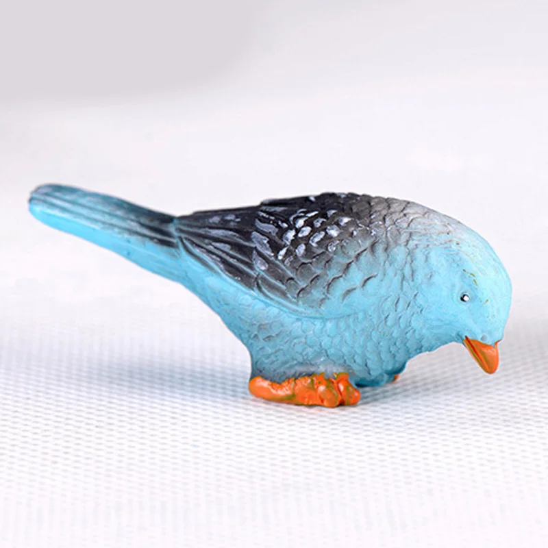 5 шт. мини-смола красочные птицы микро-пейзаж DIY растение суккулент украшения | Дом