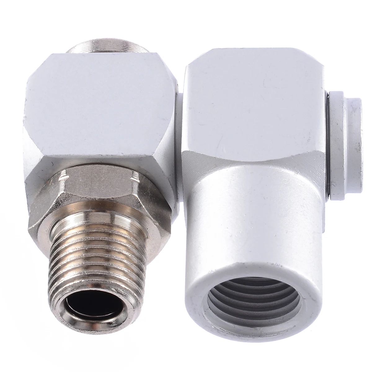 

1/4" Air Swivel Adapter Air Hose Connector 360 Degree Rotatable Pneumatic Swivel Joint Coupling For Pneumatic Tools