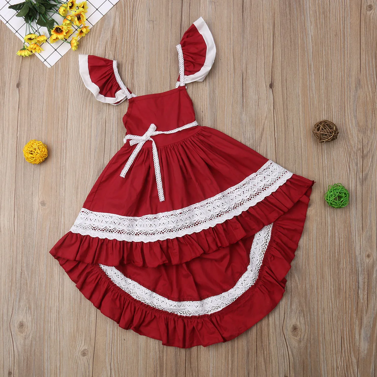 Kids Baby Girls Clothes Party Bow Princess Dress Flower Wedding Bridesmaid Formal Dresses | Детская одежда и обувь