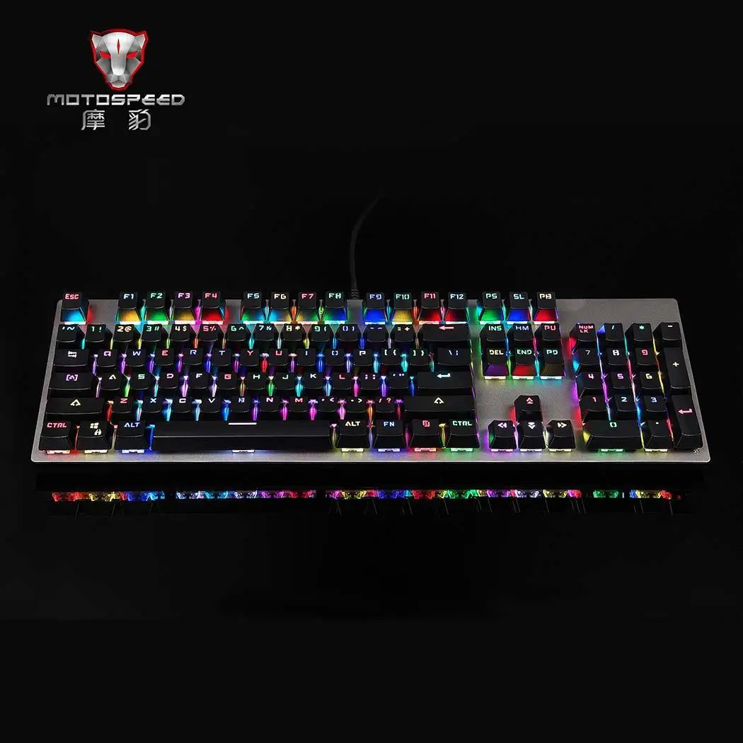 Motospeed CK89 NKRO Teclado Mecânico Jogos USB Проводная Подсветка RGB | Компьютеры и офис