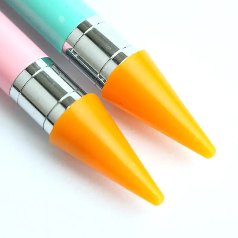 1pcs Wax Dotting Pen Dual-ended Pencils Rhinestone Picker Nail Tools Steel Handle Random Color Art |