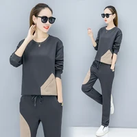 2022 new fall two piece set top and pants womens fashion clothing autumn outfit korean style tracksuit lounge wear retro outfit