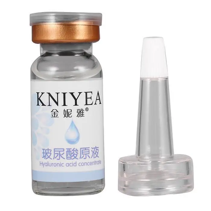 Стеклянная Сыворотка для лица гиалуроновая картинка концентрат 10 мл