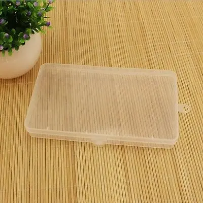 2016 прочный пластиковый прозрачный мини Контейнер Для Хранения Драгоценностей и