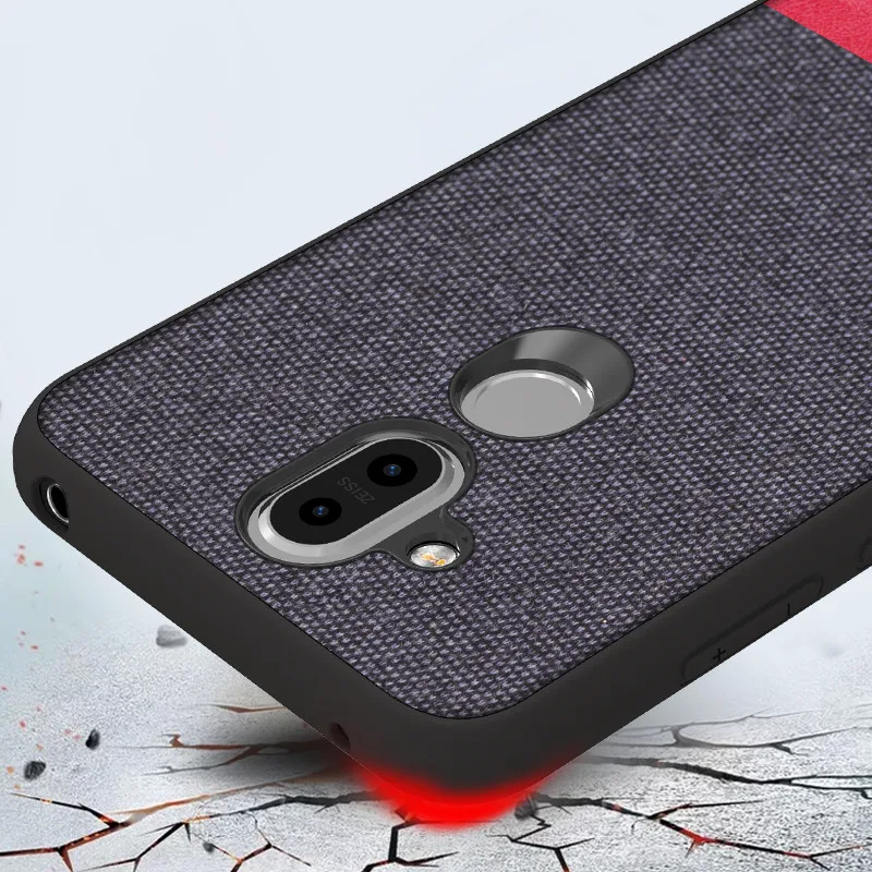 Чехол для Nokia X7 Новый чехол 8 1 полная защита гибридная искусственная ткань TPU