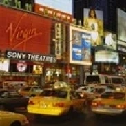 Times Square Manhattan NYC Нью-Йорк штат США плакат печать (18x6) | Дом и сад