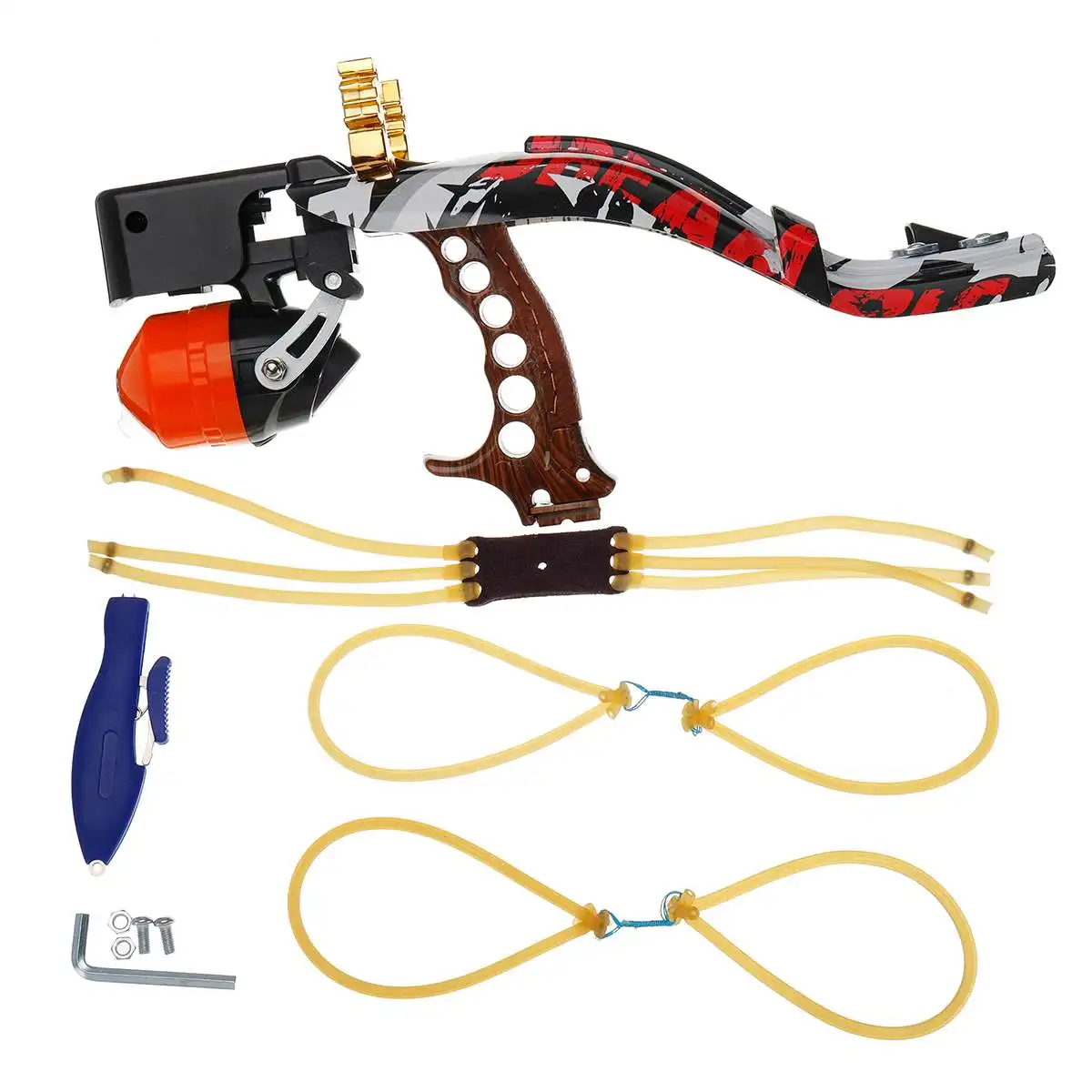 Инфракрасный Рогатка для рыбалки охотничий набор Pro стрельбы рыбы катапульты