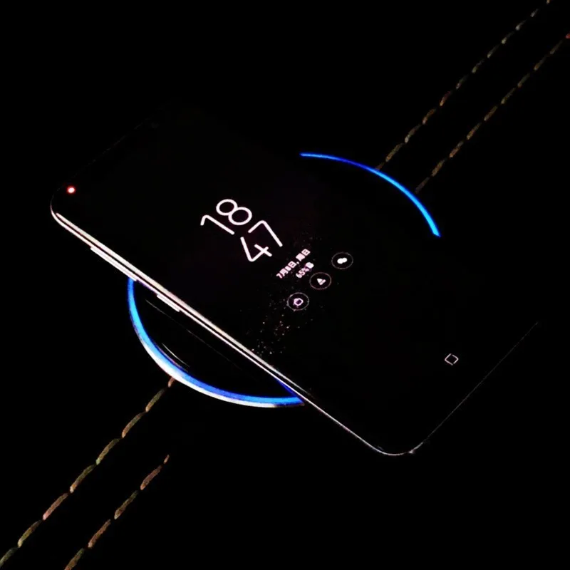 ЛМС Беспроводной Зарядное устройство для IPhone 7 8 XS Max XR зарядки samsung S9 S8 Note 9 Xiaomi Mix 2 s