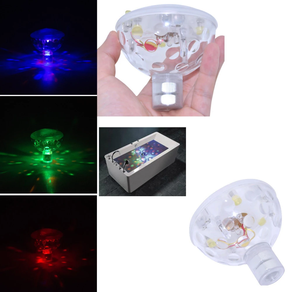 Плавающий подводный светильник RGB погружной светодиодный для дискотеки
