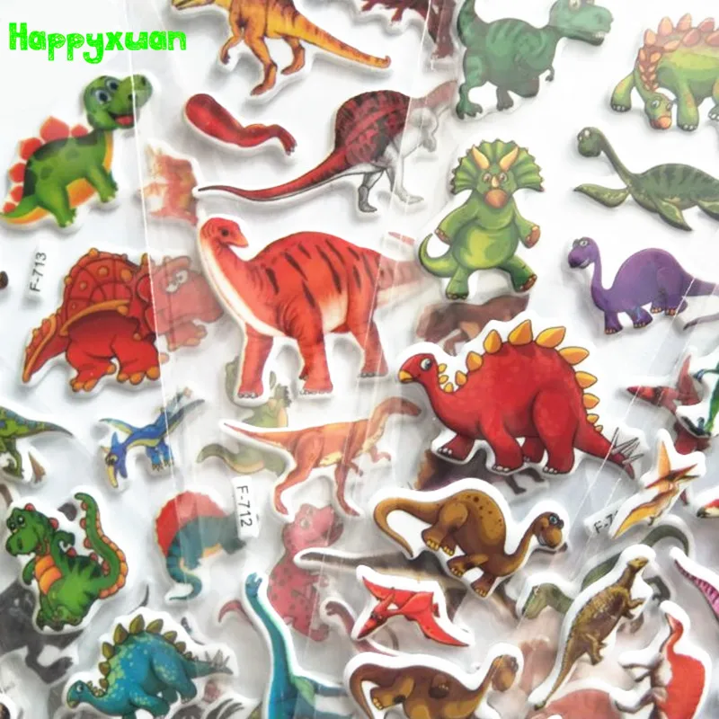 Happyxuan 12 листов детские маленькие милые Мультяшные наклейки с картинками