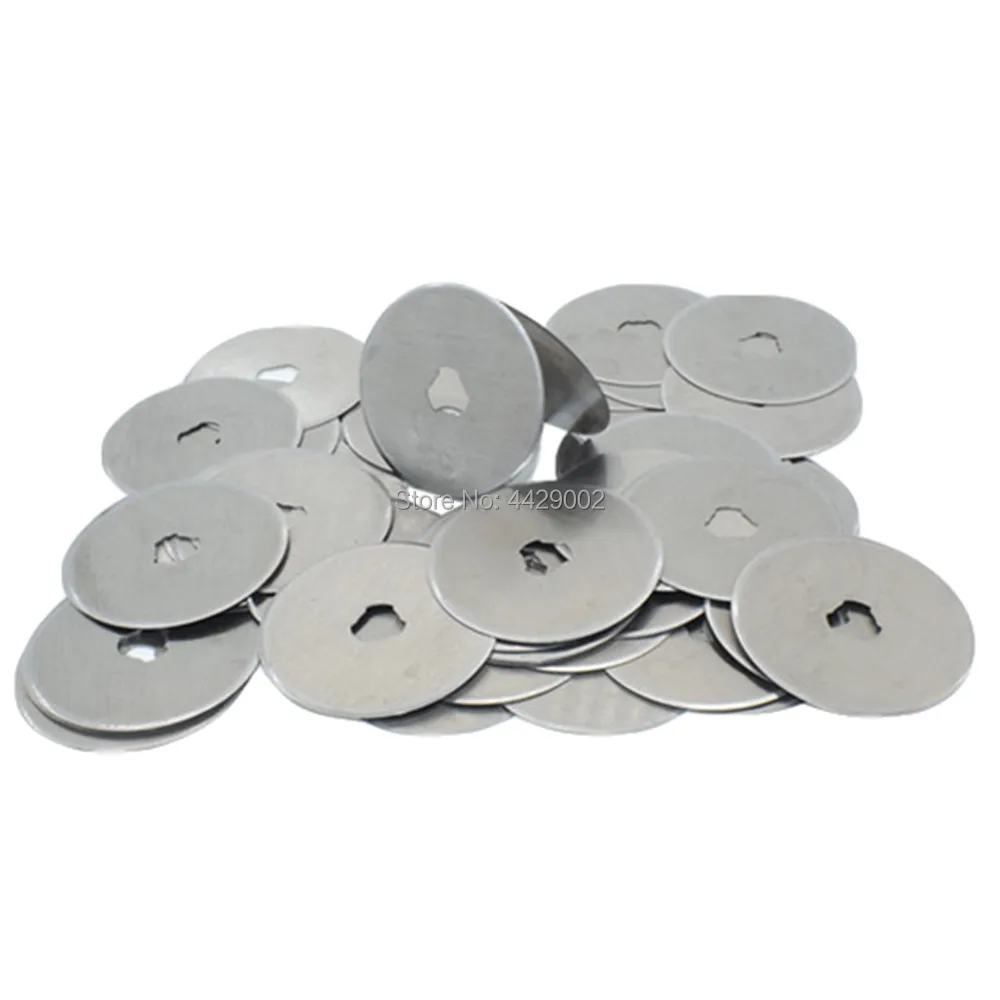 

30pcs 45mm Rotary Cutter Spare Blades Quilters Sewing Fabric Leather Craft Vinyl Paper Rotary Cutter Refill Blade