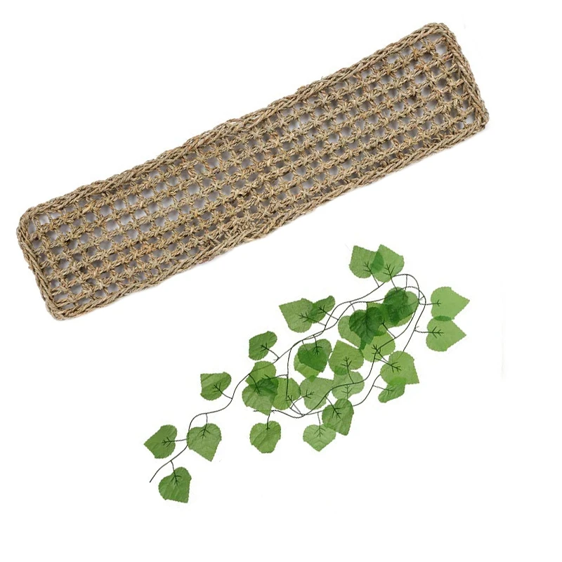 

Популярный шезлонг-ящерица, гамак с медведем дракона, кровать-гамак из волокна травы для медвежьих драконов, игуан и Hermit