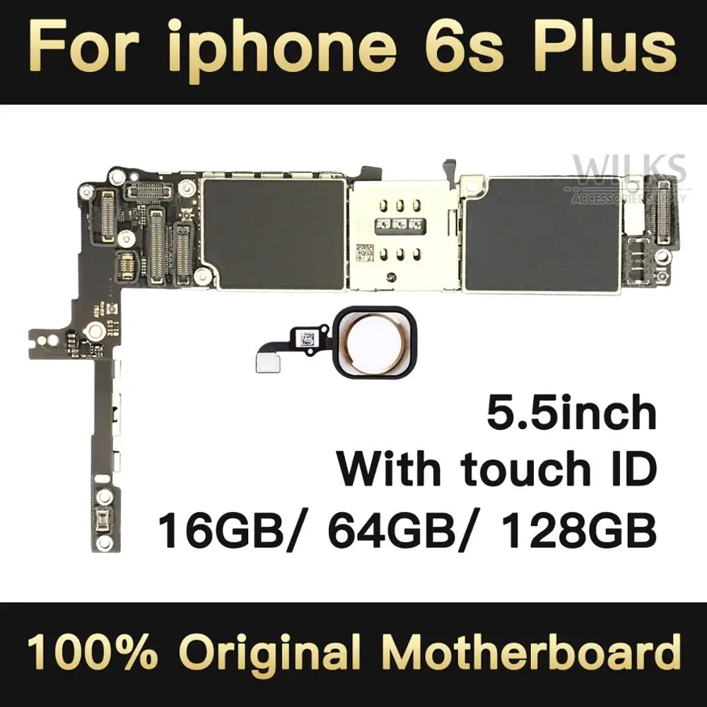 Материнская плата для iPhone 6S Plus 5 дюйма оригинальная Заводская разблокировка
