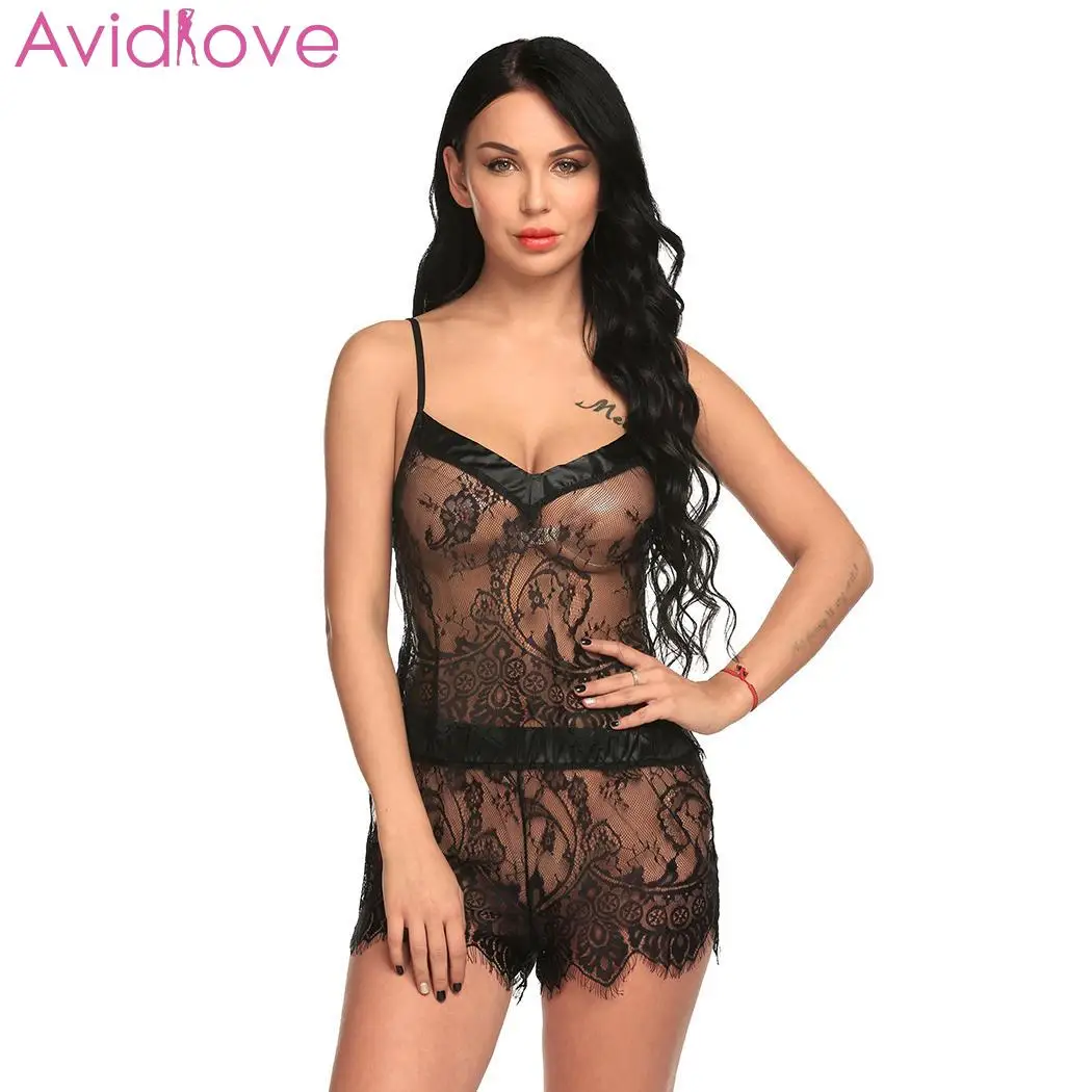 Avidlove сексуальное нижнее белье кружевной комплект эротическое для женщин с v