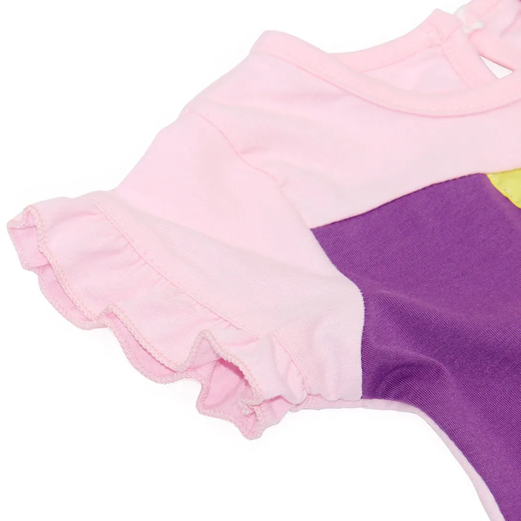AmzBarley Girl Clothes Children Party Dress Rapunzel Princess Birthday Cosplay Carnival Costume summer Baby Volie dress | Детская одежда