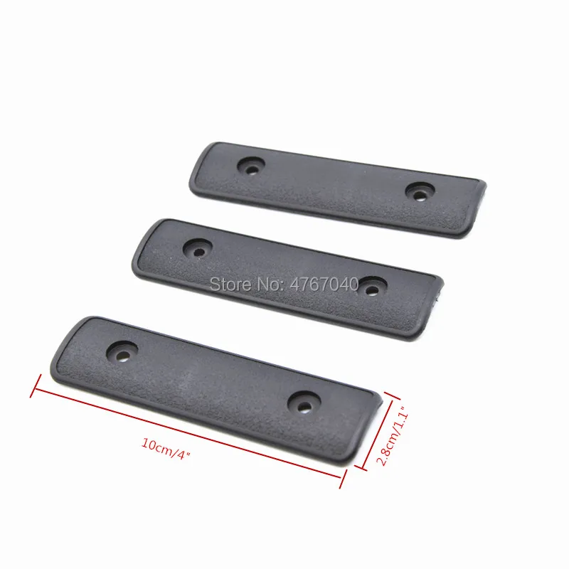 Высокоэффективная полимерная накладка на рельсы Keymod 4 дюйма для KeyMod End 3 шт./упак. |