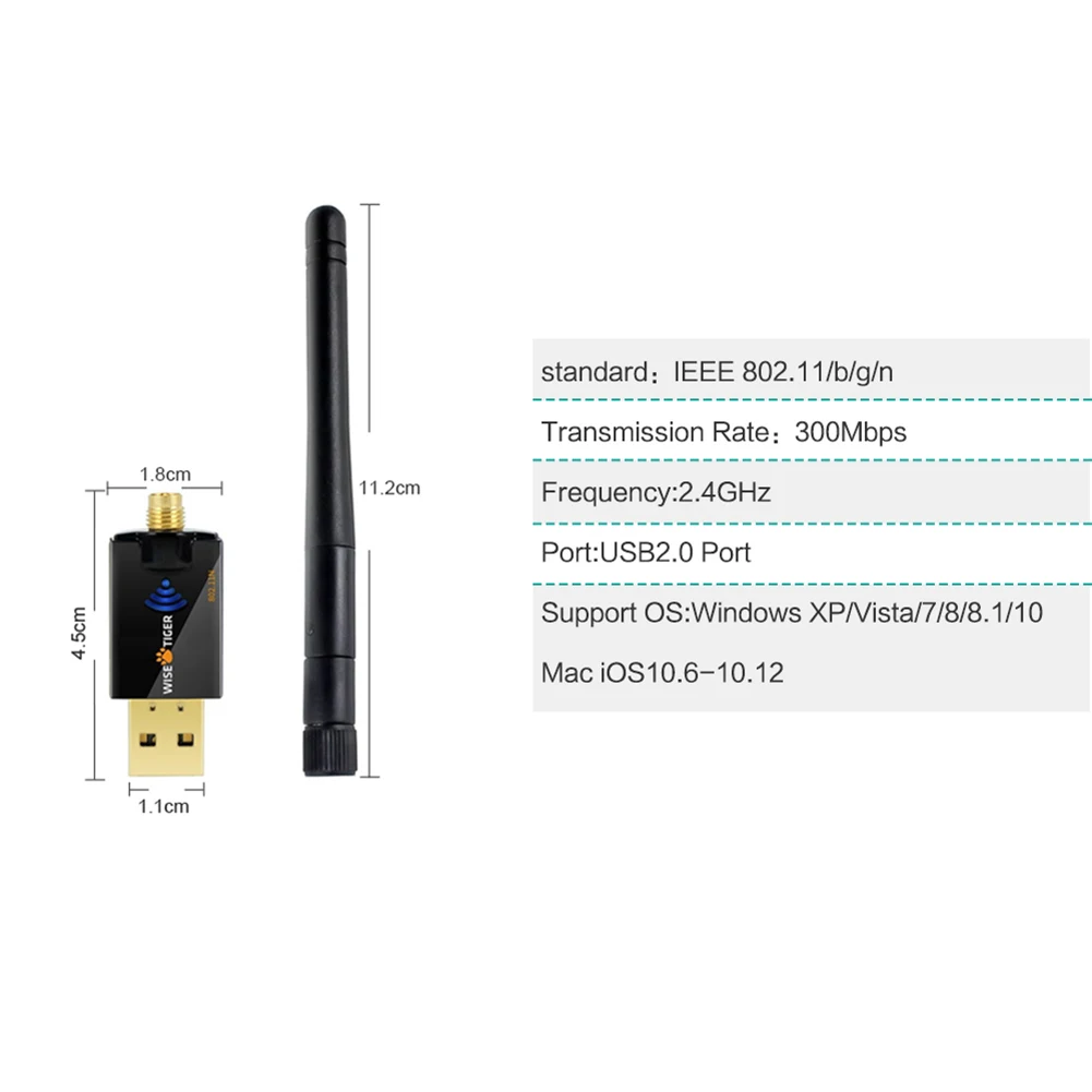 EDUP WiFi USB 300mbps адаптер 802.11n wifi приемник беспроводной ключ Ethernet для Windows Mac