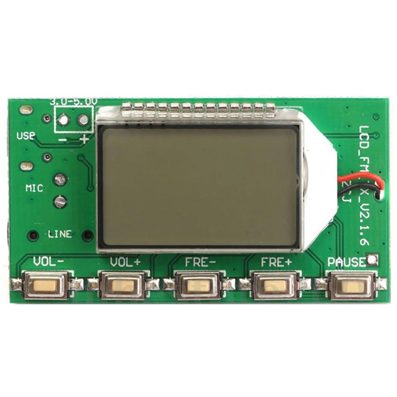 DSP PLL 87-108 МГц цифровой беспроводной микрофон Стерео FM передатчик модуль Плата