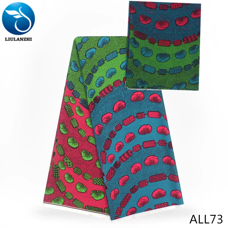 LIULANZHI audel ткань 4 ярдов и шифоновая 2 модные печатные ткани 6 ярдов/партия ALL73
