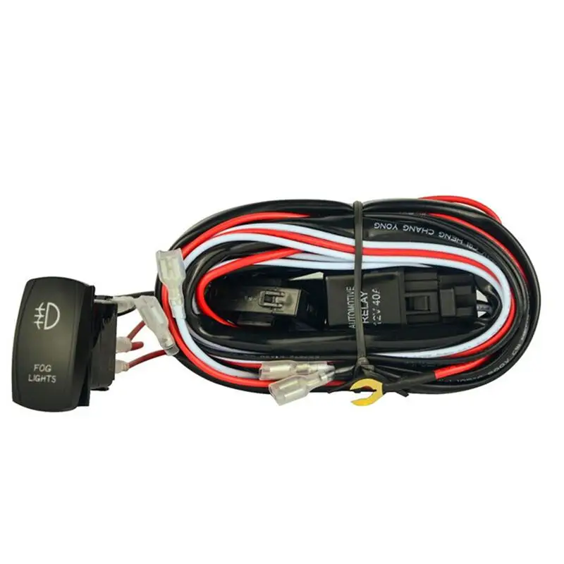 12V 5 контактов автомобильный Кулисный Переключатель Жгут проводов 300W кнопка с