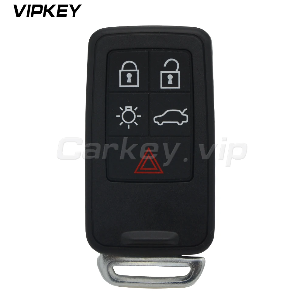 Remotekey Замена дистанционный ключ брелок от машины 433 МГц 5 Кнопка для Volvo S60 S80 V70 XC60