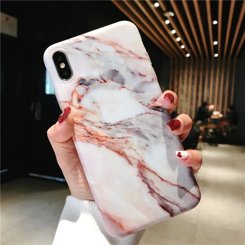 Lovebay Marble Phone Case For iPhone 11 Pro 6 6s 7 8 Plus X XR XS Max Back Cover Luxury Granite Stone Texture Soft IMD Silicone |
