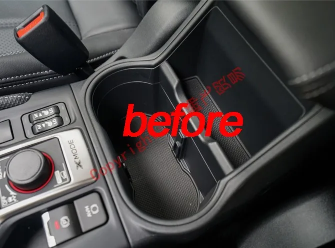 Стильная внутренняя Обложка подстаканника из углеродного волокна для Subaru Forester SK
