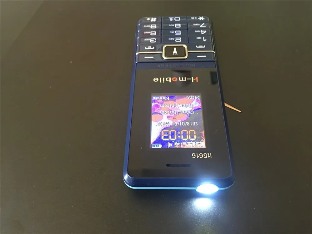 2019 Новый H mobile IT5616 телефон две sim карты основная большая клавиатура Quad Band WhatsAPP MP3 FM