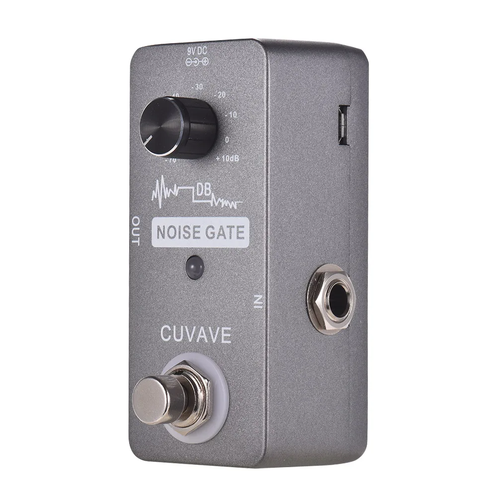 CUVAVE шумо-ворота гитарный эффект педаль цинковый сплав корпус высокая