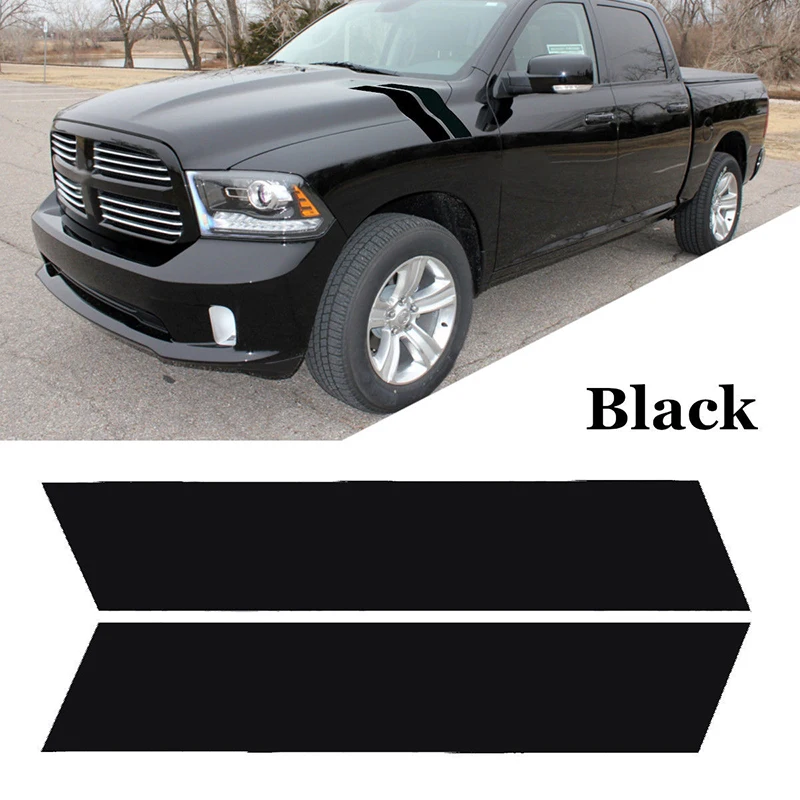 Грузовик автомобиль виниловая наклейка Mark Stripe стикеры капот крыло для Dodge Ram Ford