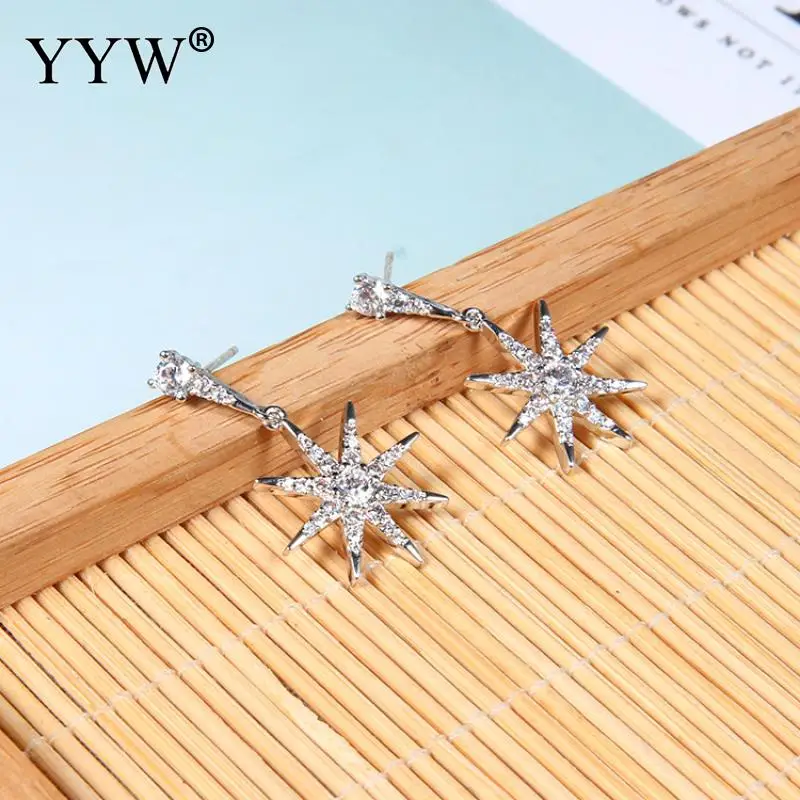 2019 модные Эффектные серьги из цинкового сплава Aaa с фианитами Висячие Серьги