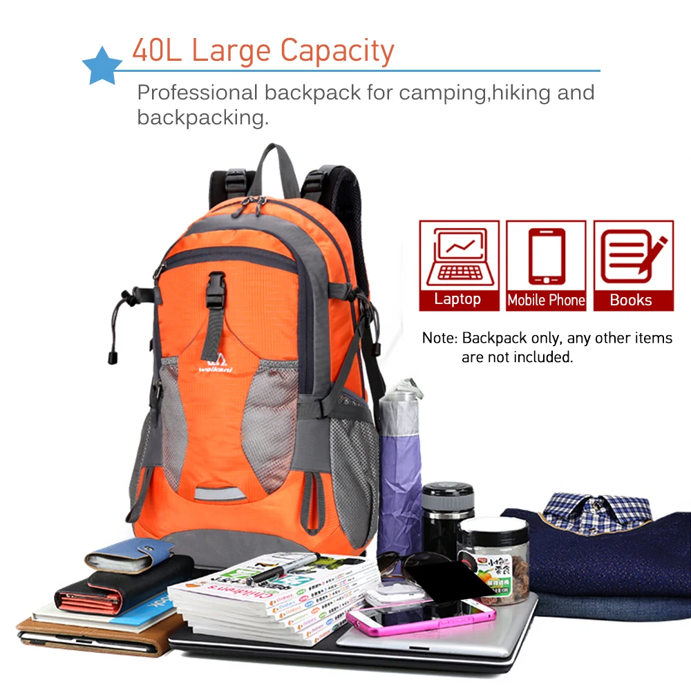 Водонепроницаемая спортивная сумка 40 л для мужчин и женщин тактический ранец