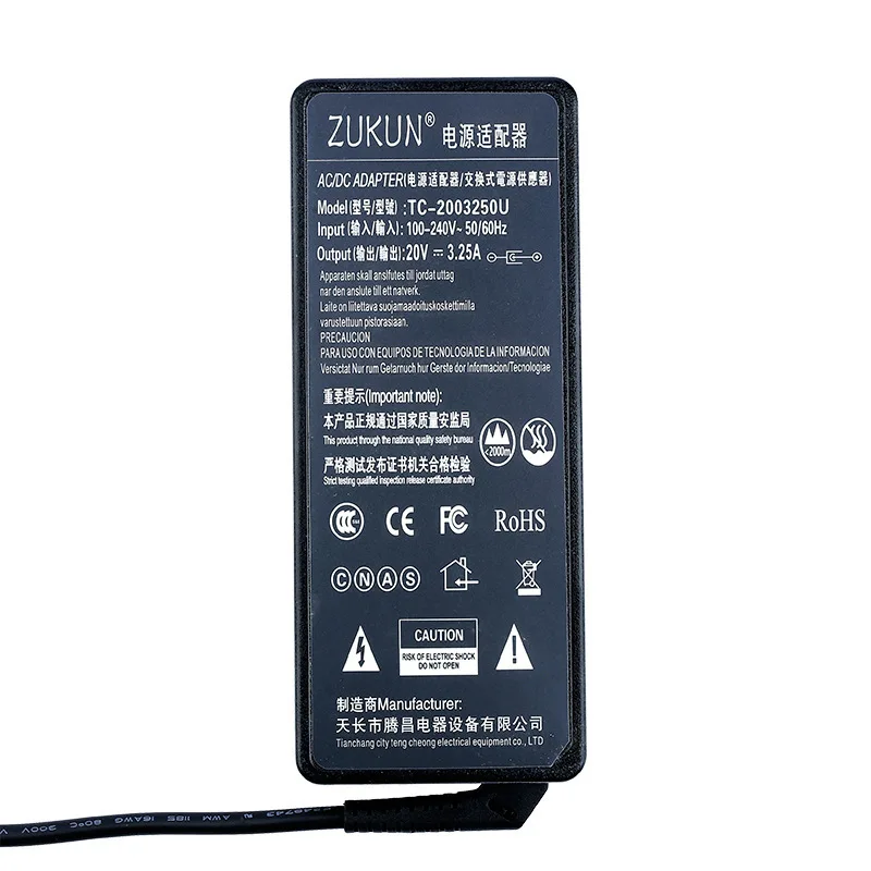 SeenDa 20V 3.25A AC Power Adapter Charger for Lenovo Laptop Square Mouth Supply Notebook | Компьютеры и офис