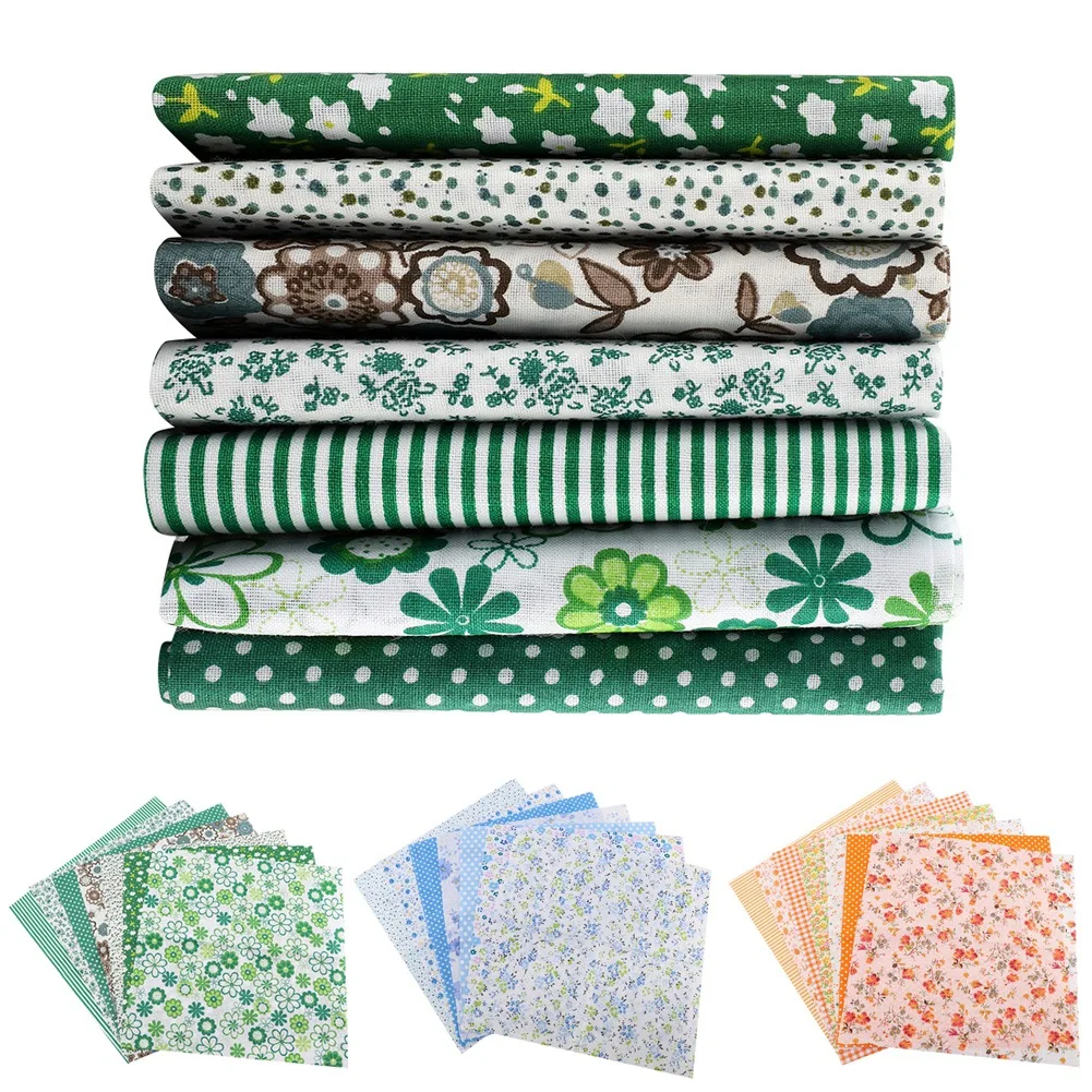 3 типа 7 шт 50*50 см наволочка из хлопчатобумажной ткани DIY ассорти квадратов
