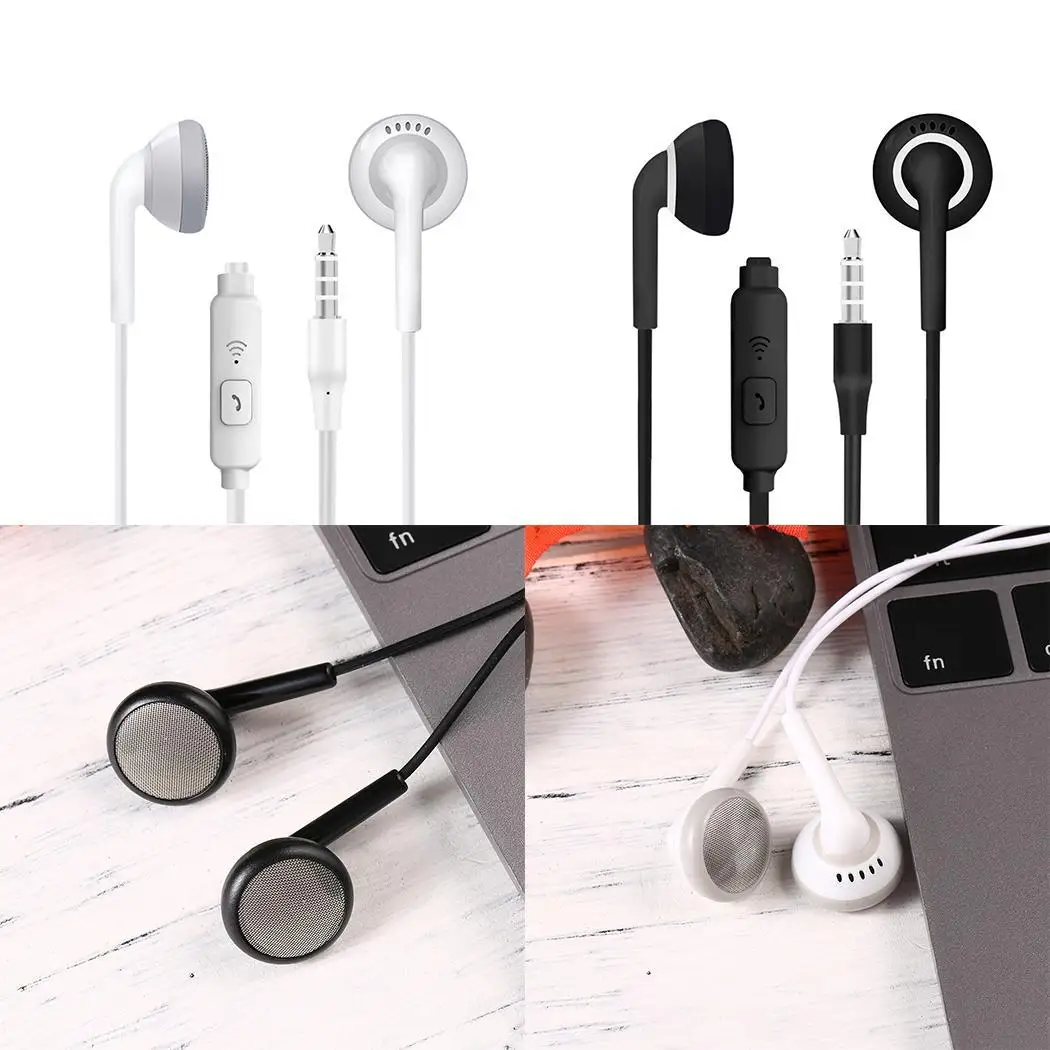 3 5 мм проводной с микрофоном In-Ear черный белый без поддержки Dynamic 864dB 1615% 20-20 кГц