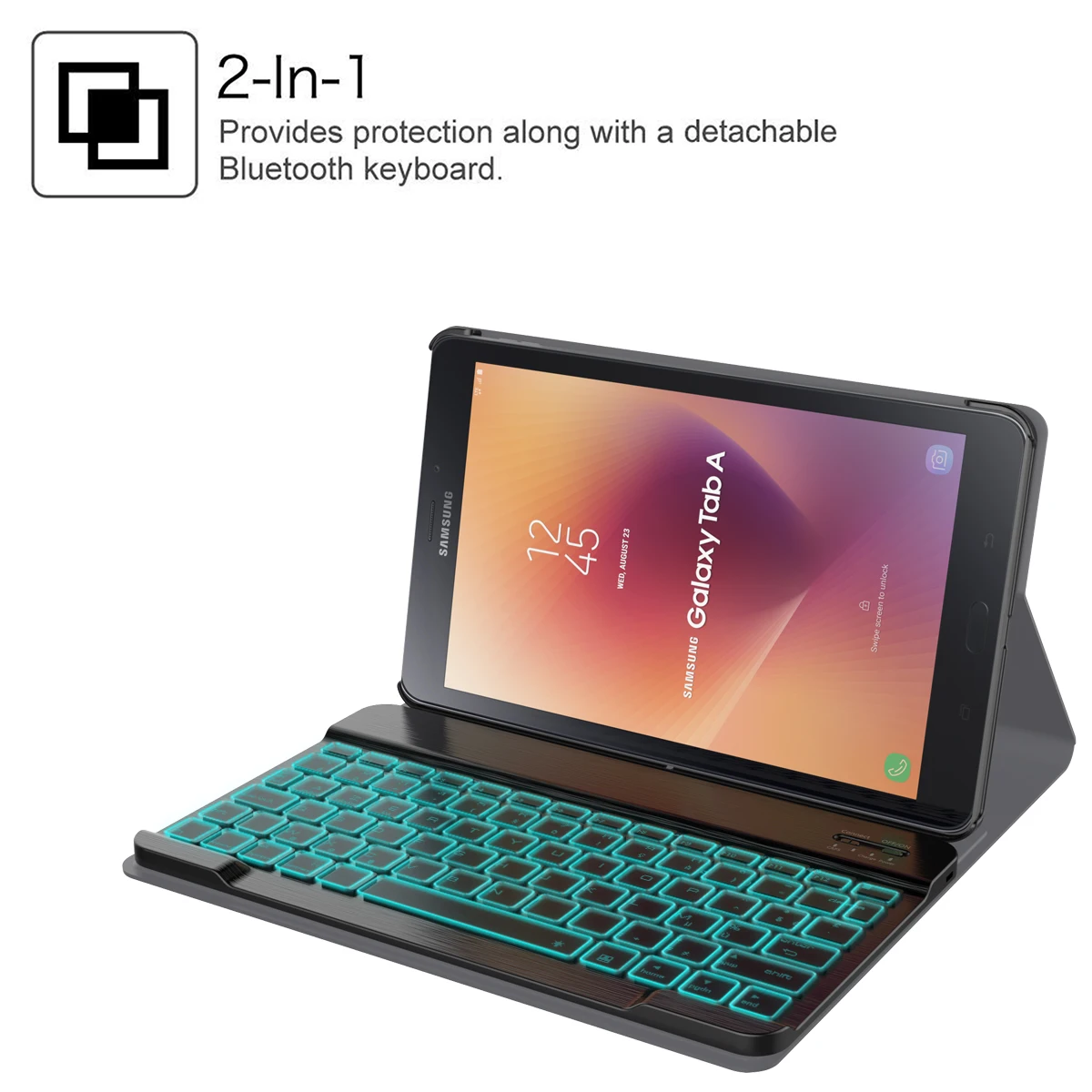 Для Samsung Galaxy Tab A 10 5 T595 T590 чехол с французской Подсветкой Bluetooth клавиатура