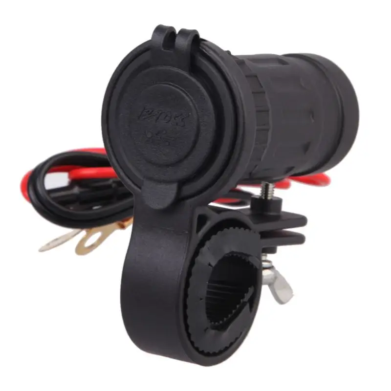 12V 24V Водонепроницаемый Мотоцикл Зарядное устройство Moto Руль USB зарядное адаптер