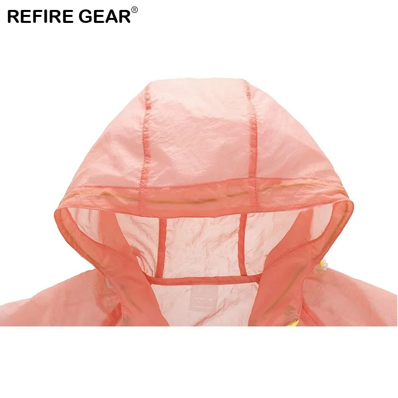 Refire Gear Summer Quick Dry Skin Jackets Men's Women's Outdoor Sports Breathable Ultralight Hiking Fishing Camping Coats Men | Спорт и