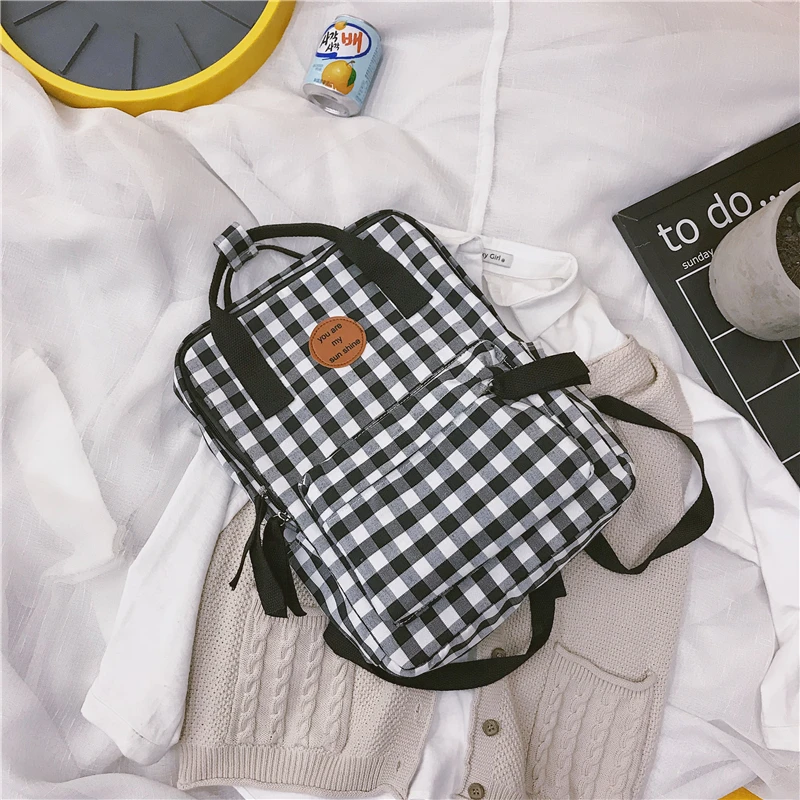Рюкзак со Стивеном для женщин Путешествия Back Pack сестра рюкзак плед повседневное