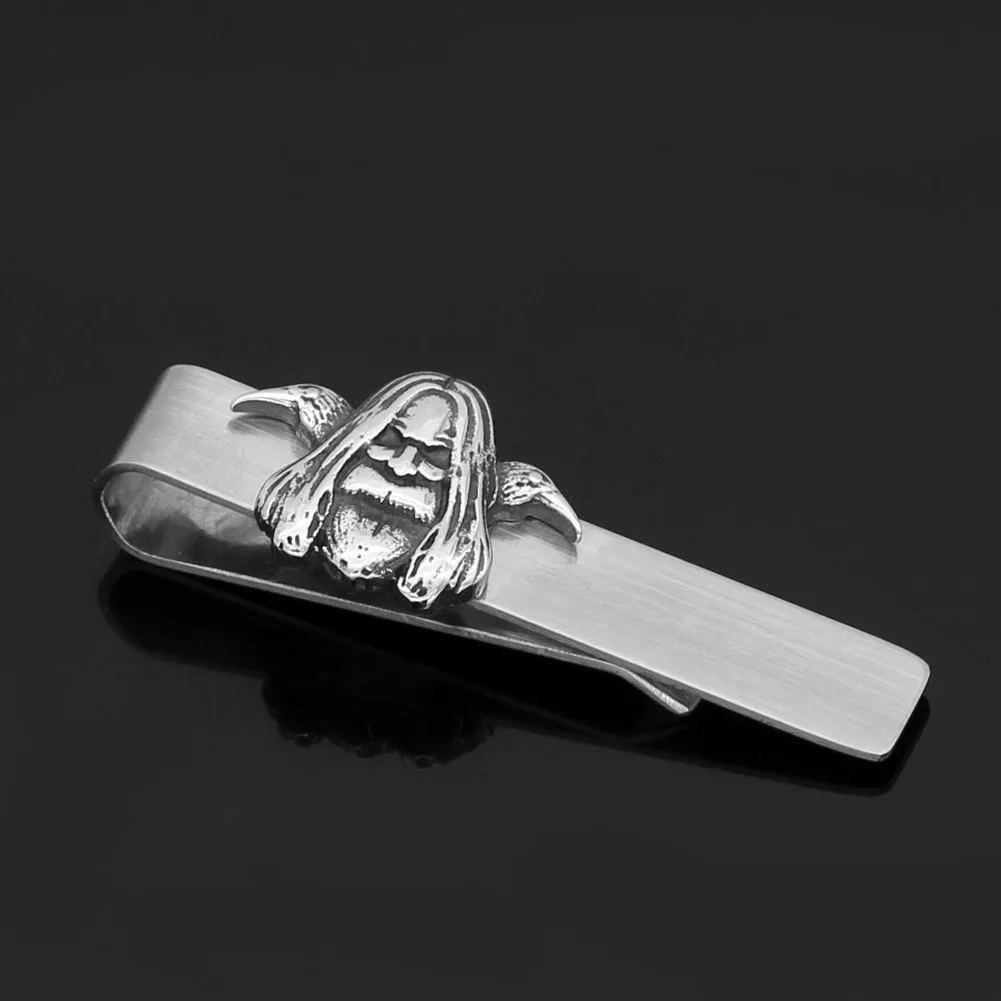 Оригинальный зажим для галстука из нержавеющей стали wirh raven amulet rune с подарочным