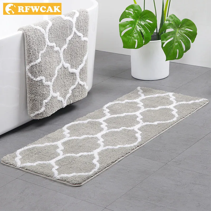 RFWCAK 45*120 см длинный микрофибра Спальня Ванная комната Кухня Нескользящие коврики