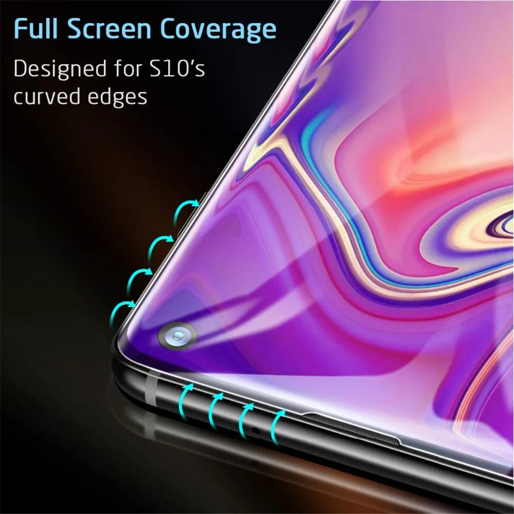 Изогнутое защитное стекло 9D для Samsung Galaxy s10 e plus пленка Galay s 10e s10plus s10e закаленное