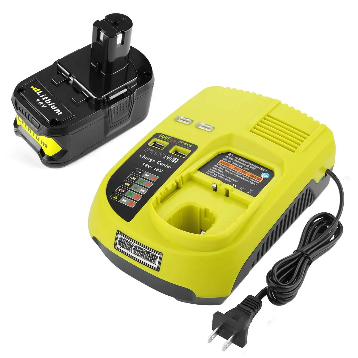 3A 12V 14 4 V 18V для Ryobi P117 аккумуляторная батарея портативный аккумулятор