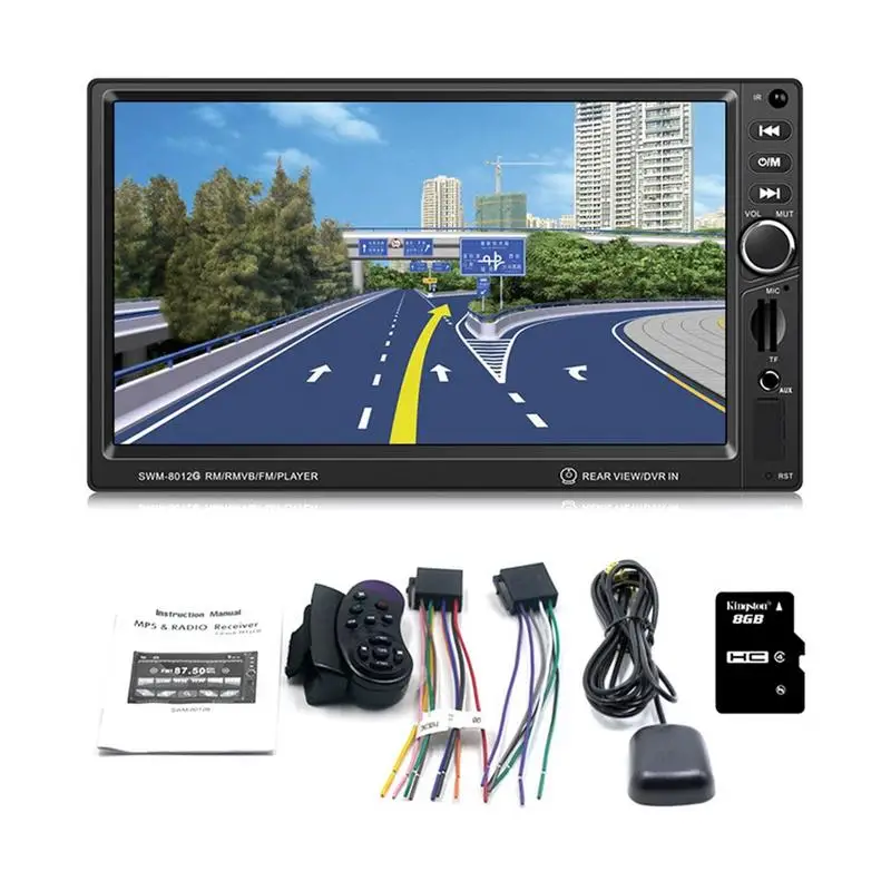 Автомобильный DVD MP5 видео плеер SWM 8012G 7 &quotэкран дисплея gps навигация Тормозная