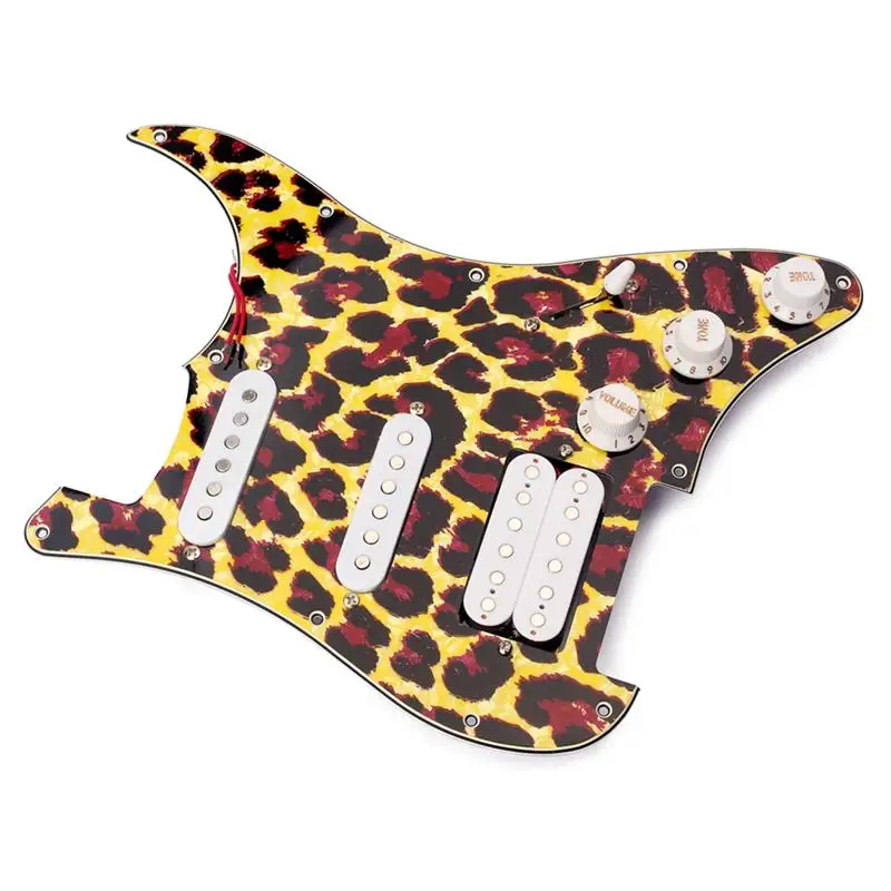 3 Ply SSH Prewired нагруженный Pickguard скретч пластина 2 однокатушечные звукосниматели и