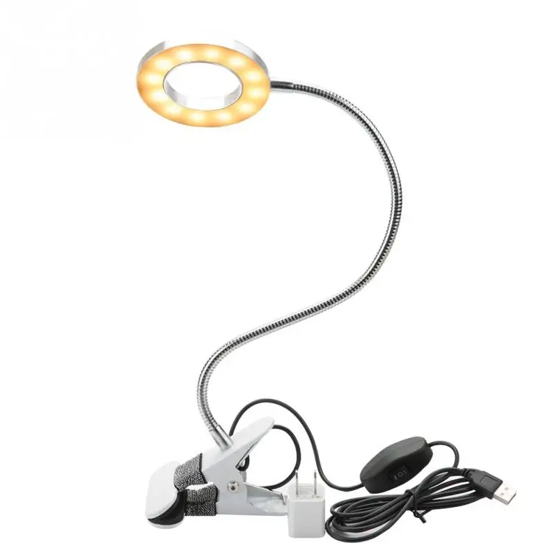 USB Circle LED нал арт макияж для бровей губ тату аксессуары чтения настольные
