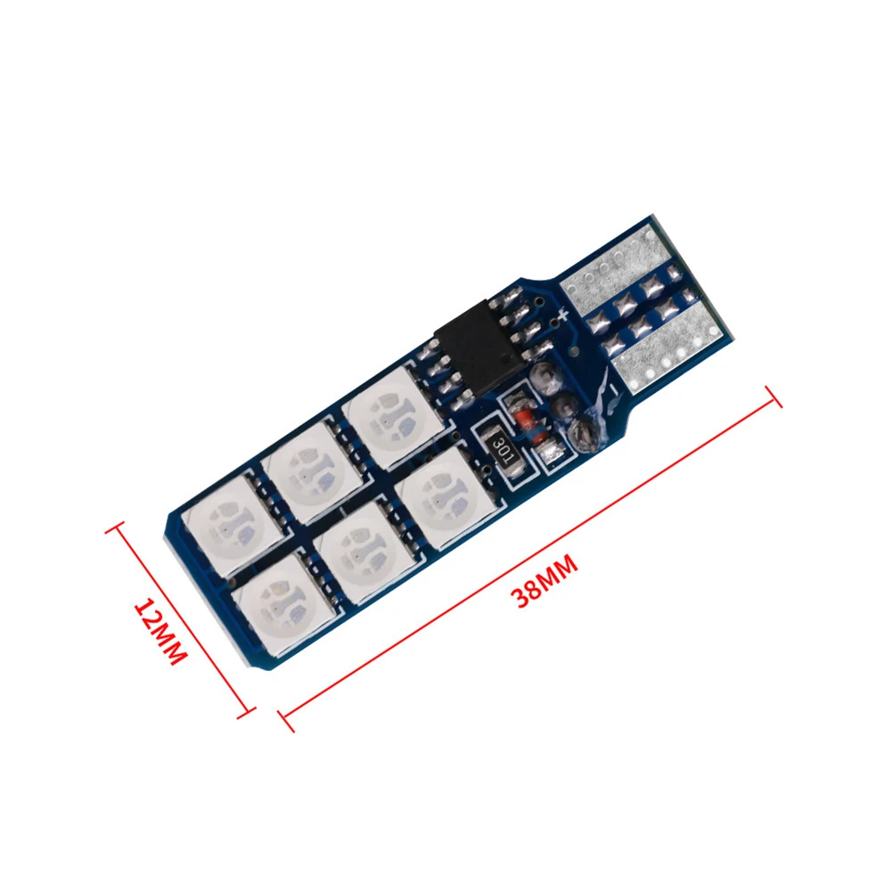 2 шт. автомобильные светодиодсветодиодный лампы RGB 5050 SMD | Автомобили и мотоциклы