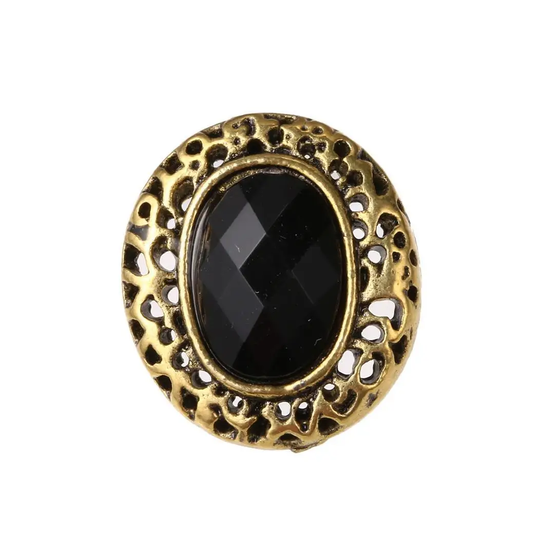 Plug Out Stud Casual Oval Alloy Artificial Hollow Black Crystal Elegant Red Women's Earrings in | Украшения и аксессуары