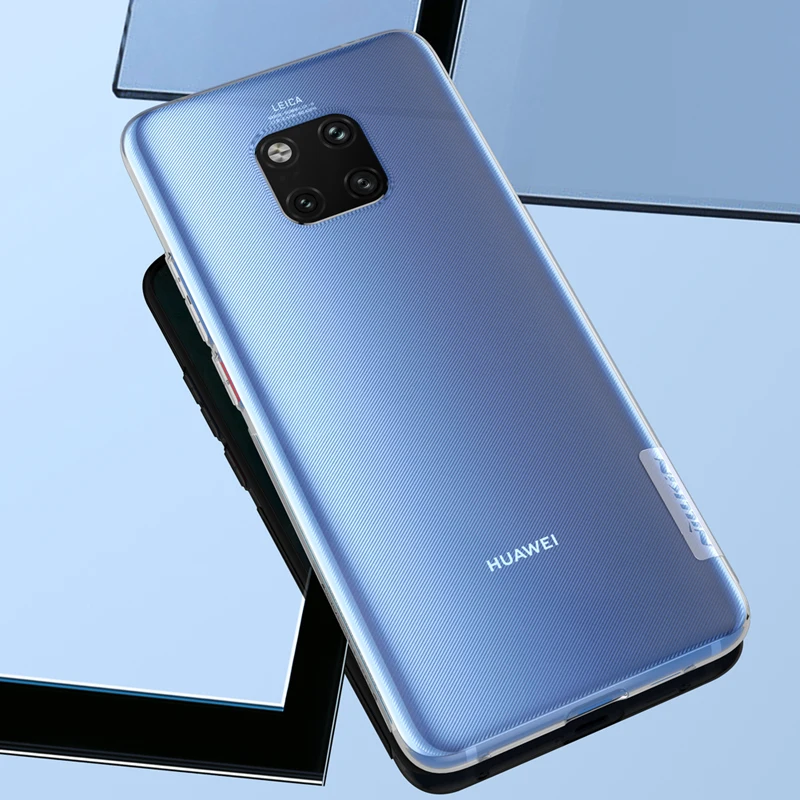 Чехол NILLKIN для Huawei Mate 20 Pro ультратонкие прозрачные мягкие силиконовые чехлы